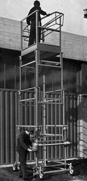 I primi elevatori montaferetri meccanici (metà anni '60)